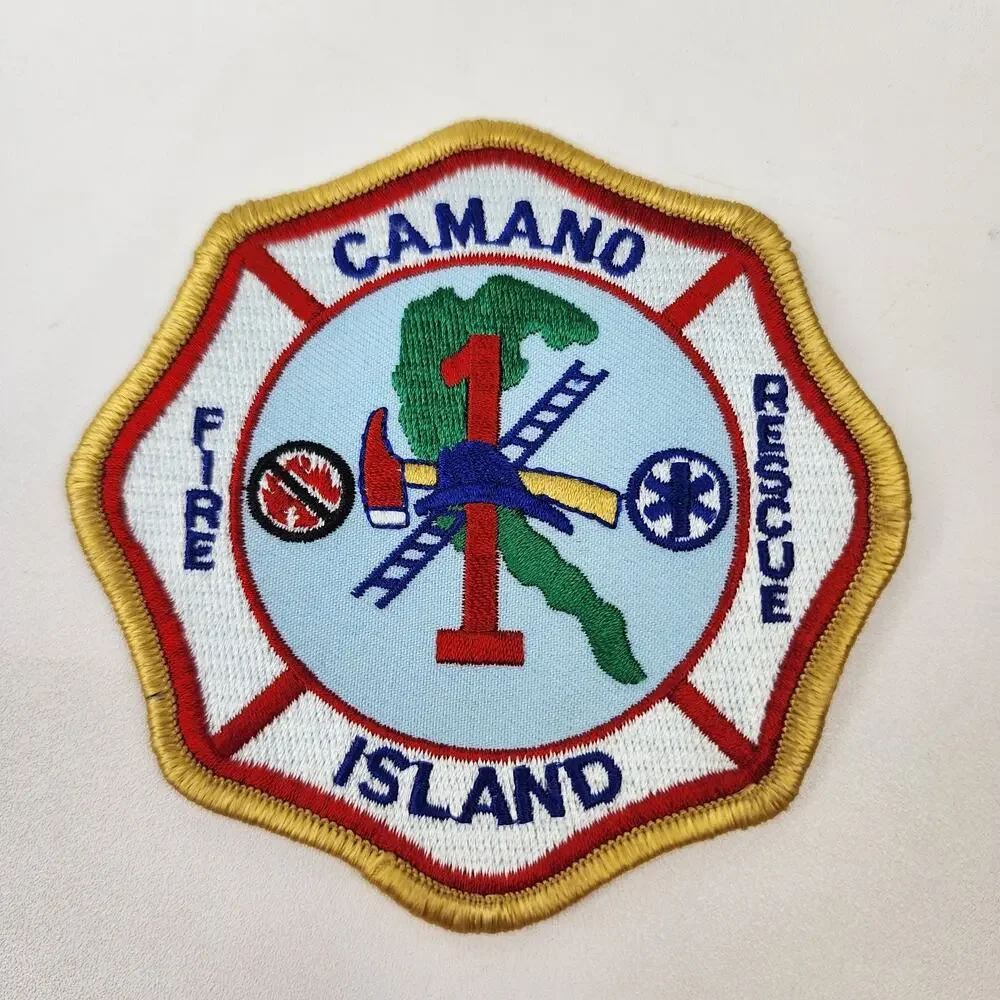 Lot of 5 Fire Dept Patches Washington Sky Valley Whidbey Keyport Camano Spokane